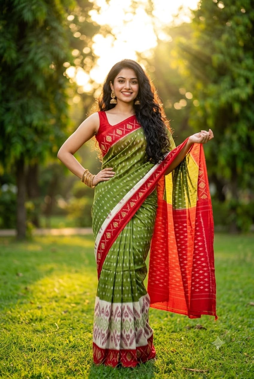 Cotton Saree - PRIHL09-ICTSCZCDC-38