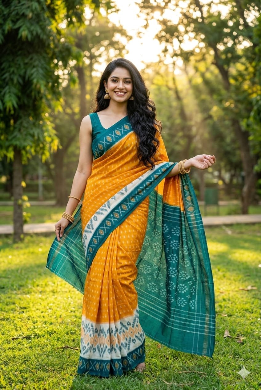 Cotton Saree - PRIHN02-ICTSCZCDD-21