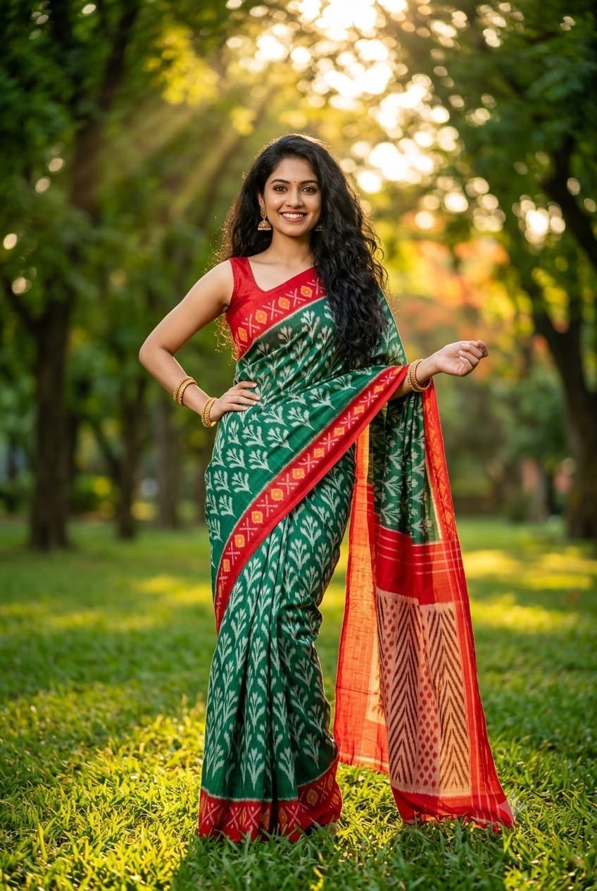 Cotton Saree - PRIHN24-ICTSCZCDD-25