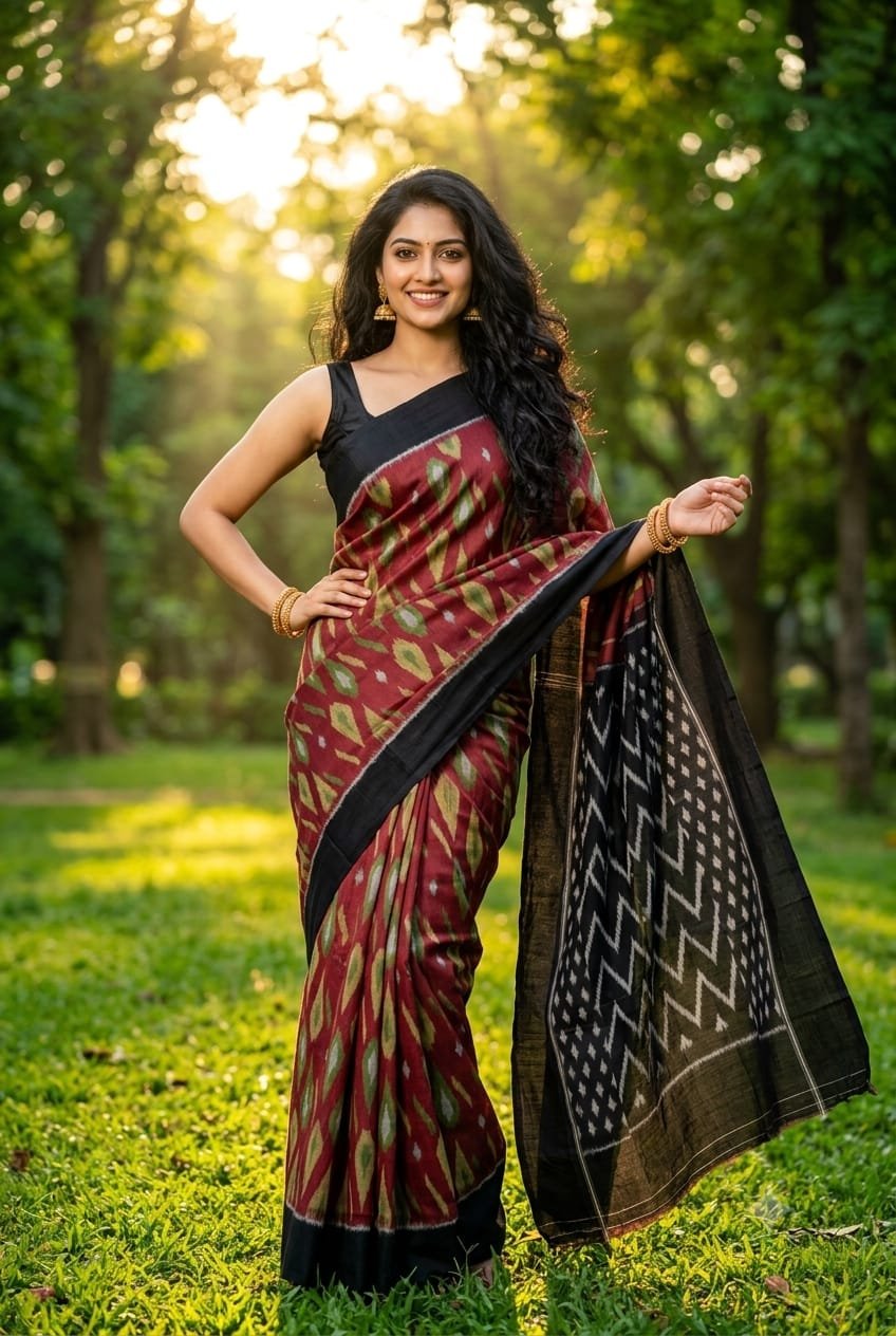 Cotton Saree - PRIHN24-ICTSCZCDD-31