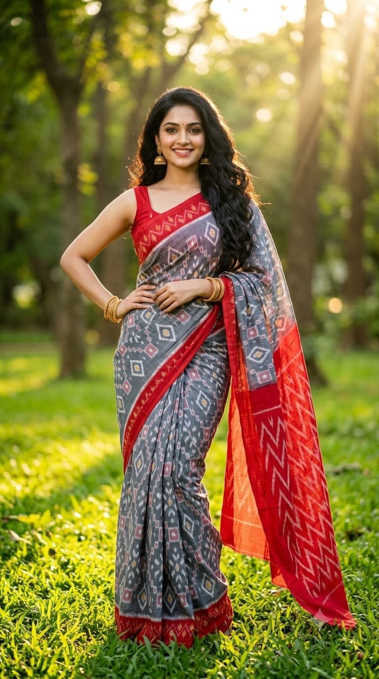 Cotton Saree - PRIHS25-ICTSCZFCD-06