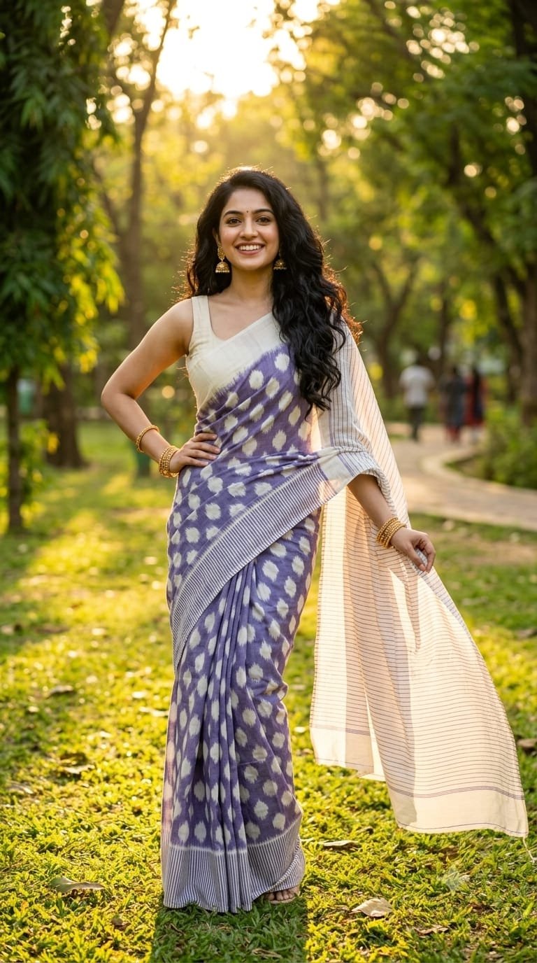 Cotton Saree - PRIHS25-ICTSCZFCD-11