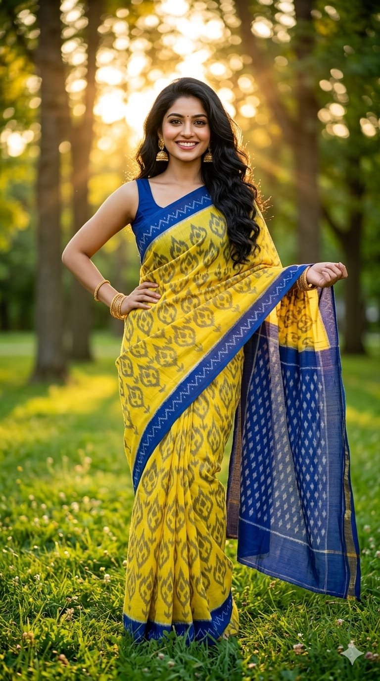 Cotton Saree - PRIHY10-ICTSCZDDC-01