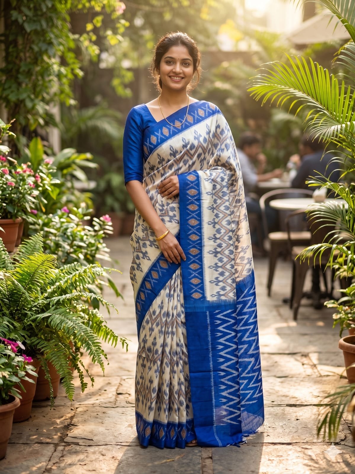 Cotton Saree - PSHLN11-ICTSCZCDC-11