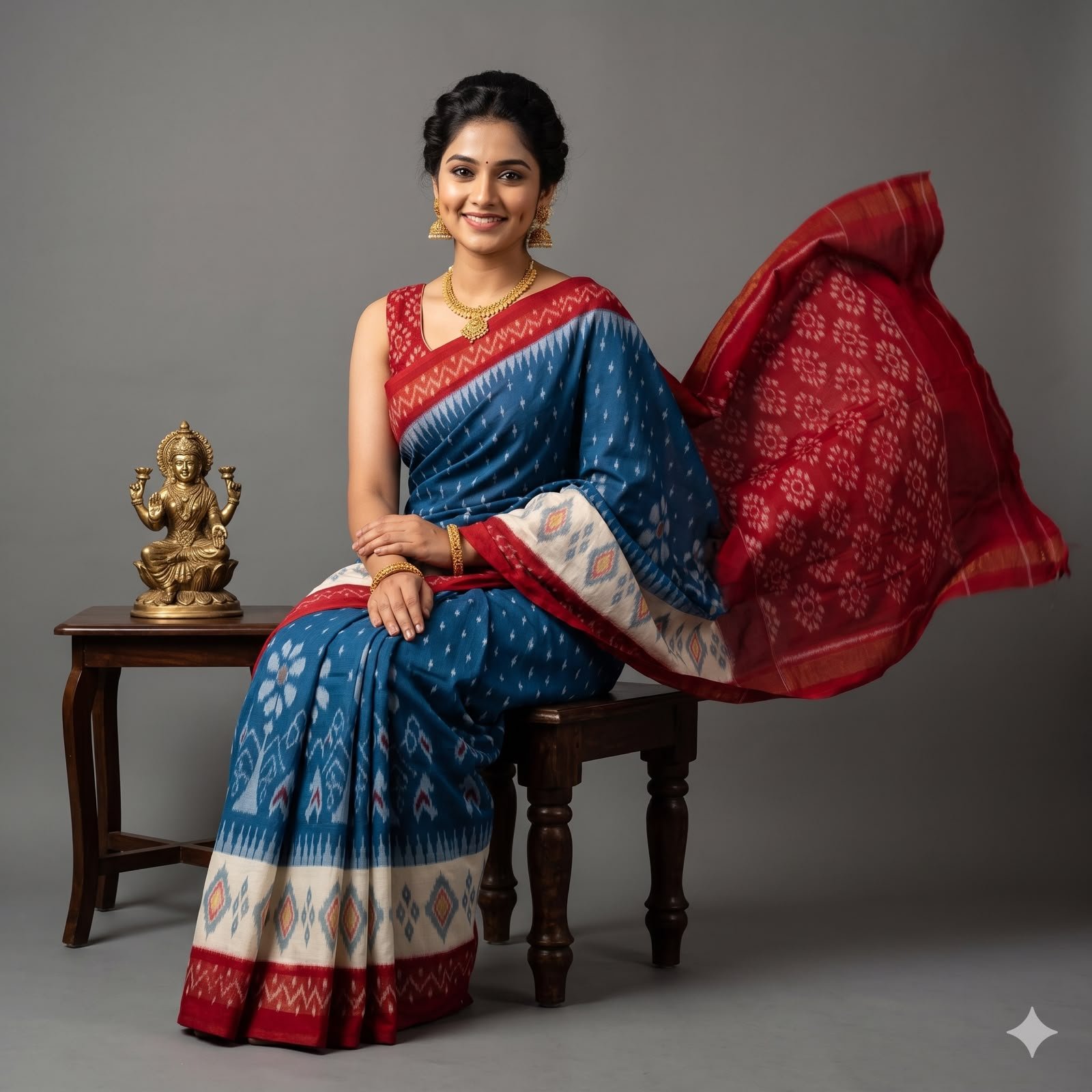 Cotton Saree - PSNTO25-ICTSDECDC-04