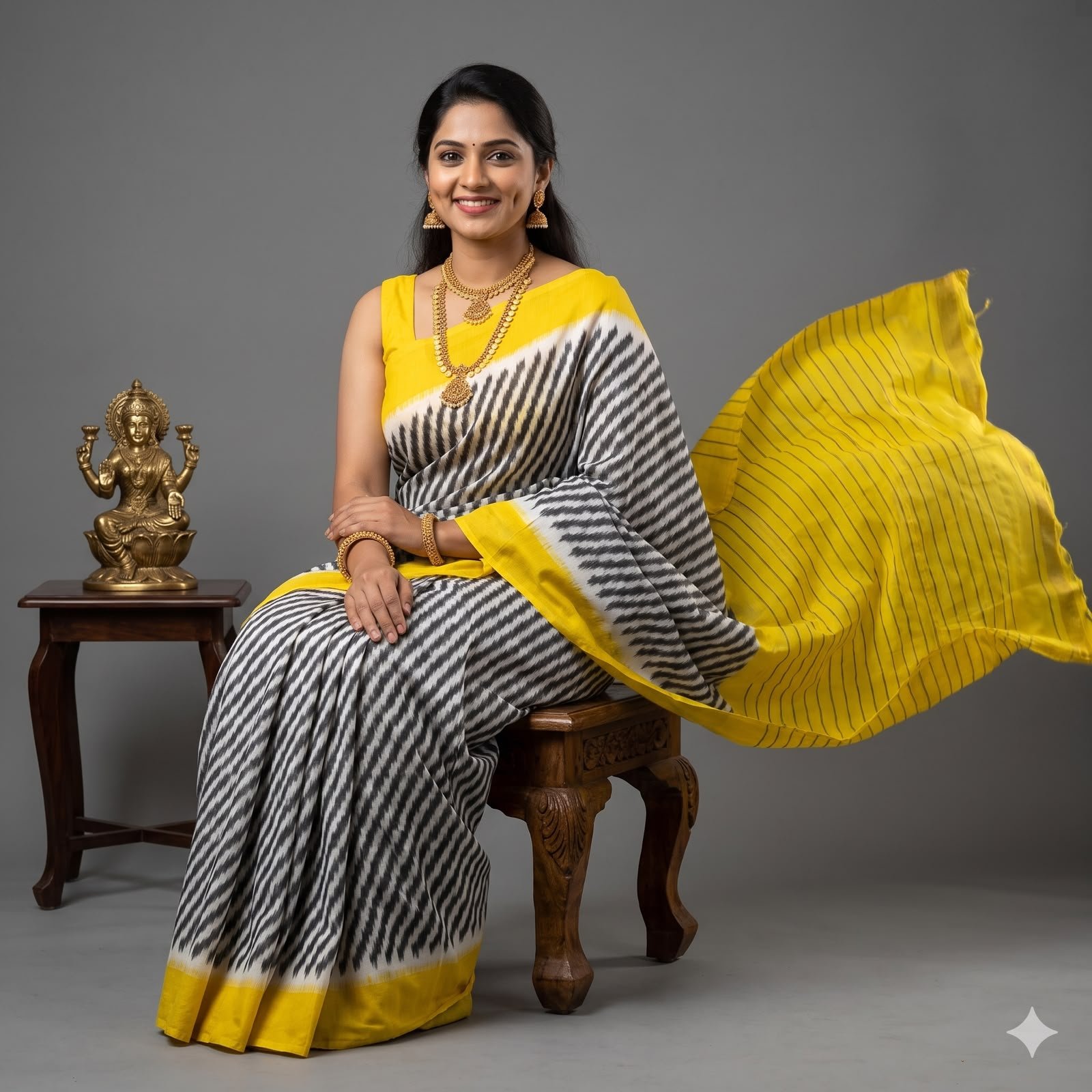 Cotton Saree - PSNTO25-ICTSDECDC-13