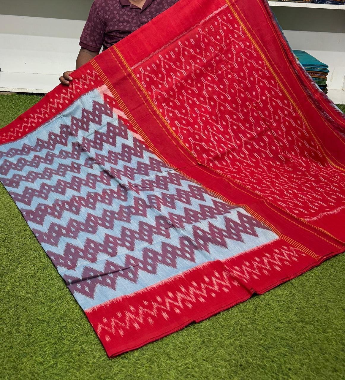 Cotton Saree - PSRGG01-ICTSDZDCD-01