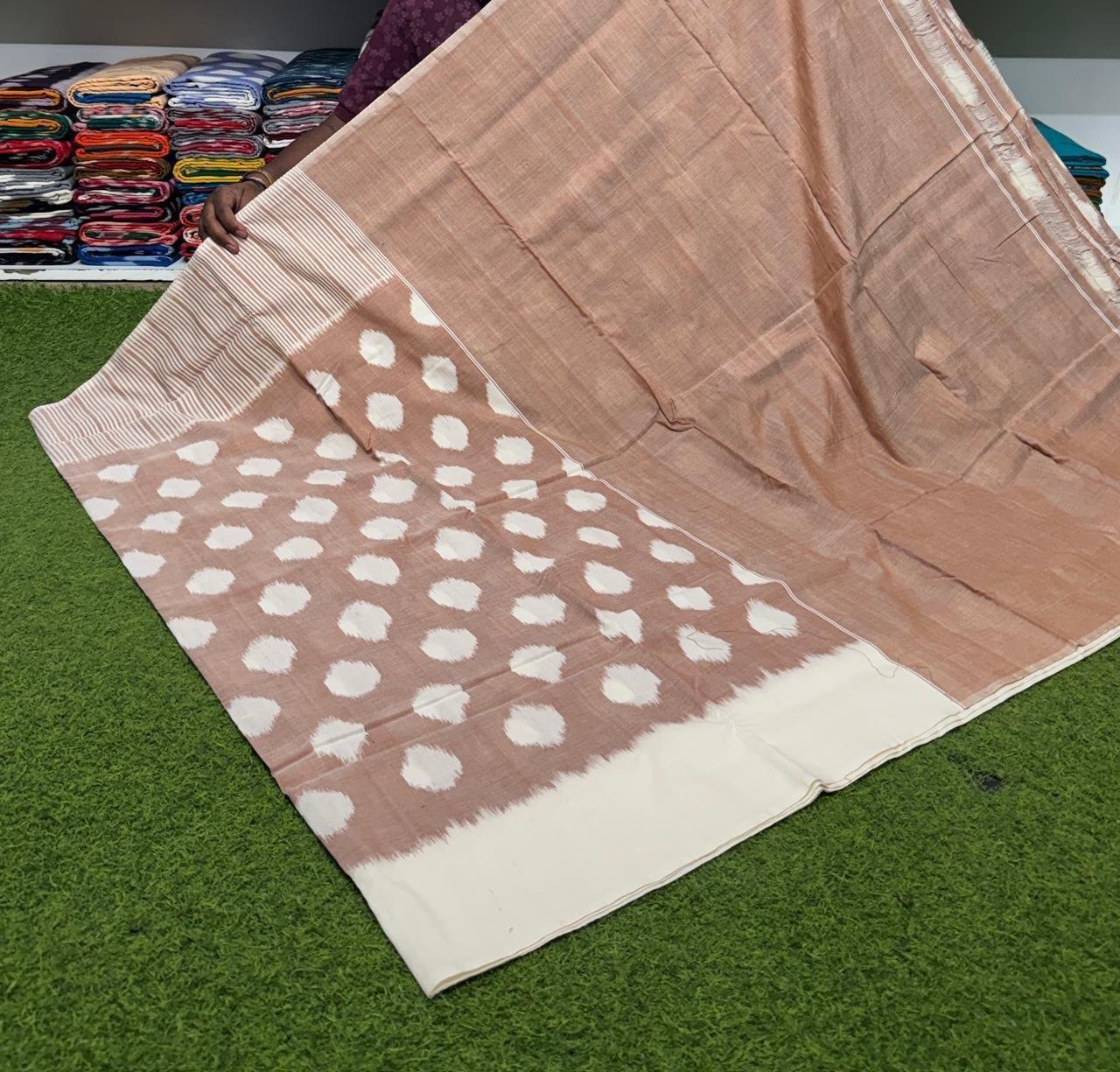 Cotton Saree - PSRGG01-ICTSDZDCD-06