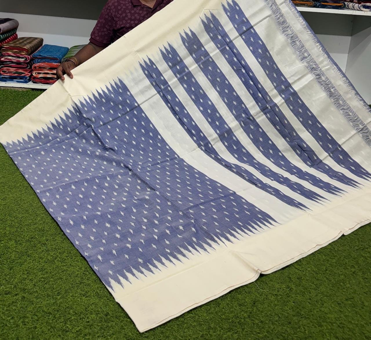 Cotton Saree - PSRGG01-ICTSDZDCD-18