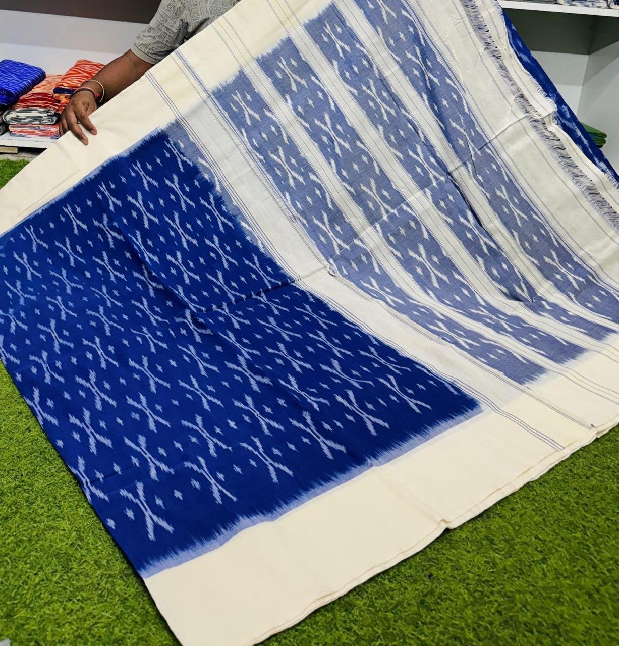 Cotton Saree - PSRGG01-ICTSDZDCD-21