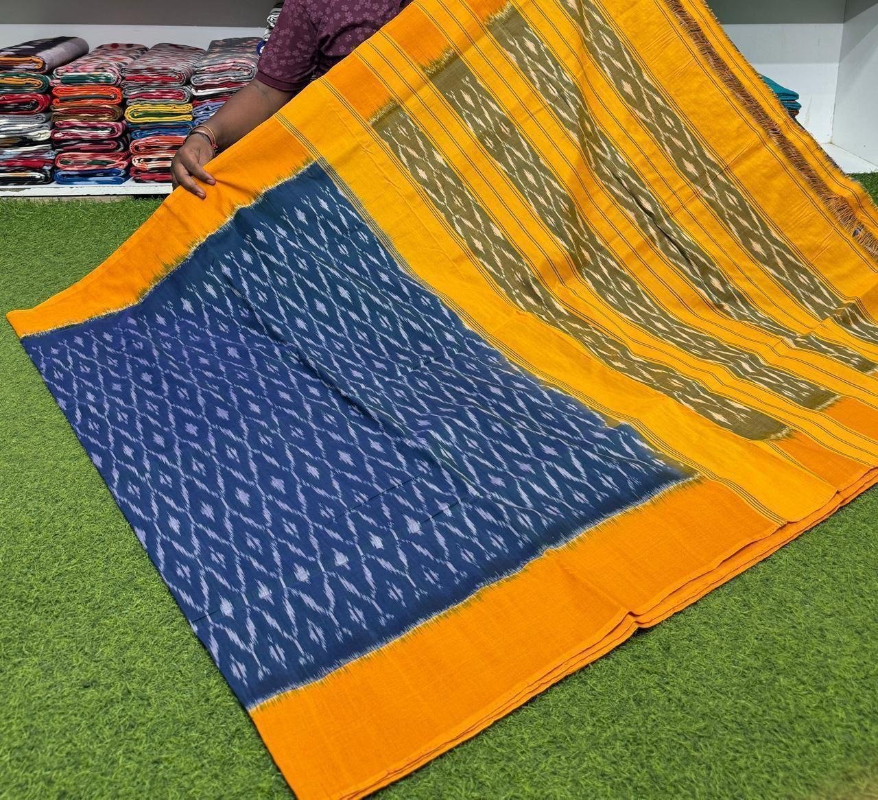 Cotton Saree - PSRGS11-ICTSDZIDC-20