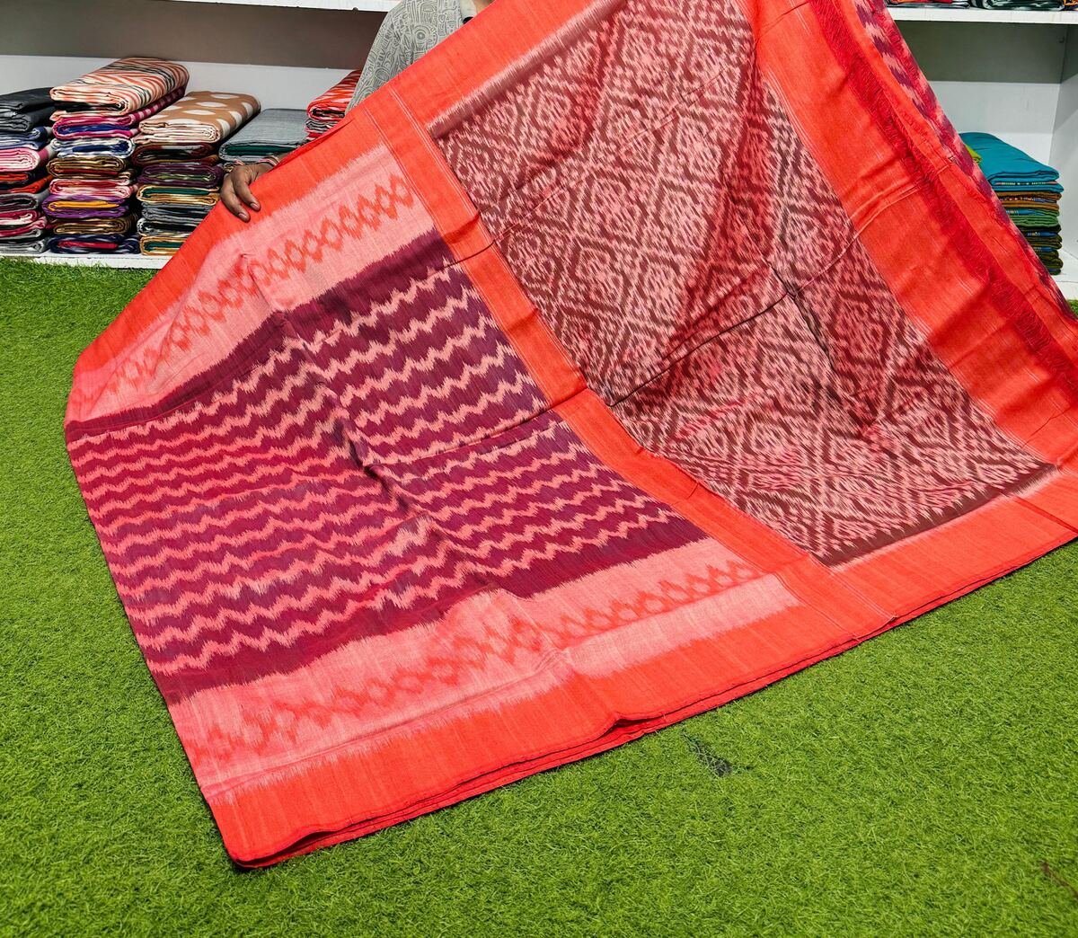 Cotton Saree - PSRGY07-ICTSDZDDD-07