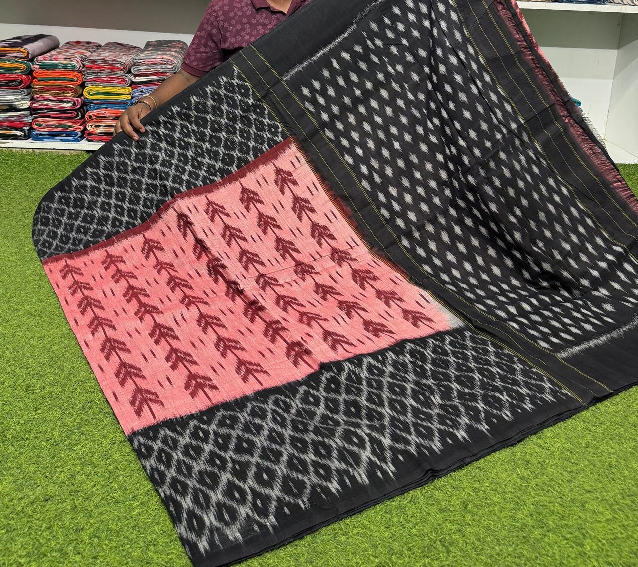 Cotton Saree - PSRGY21-ICTSDZDCD-14