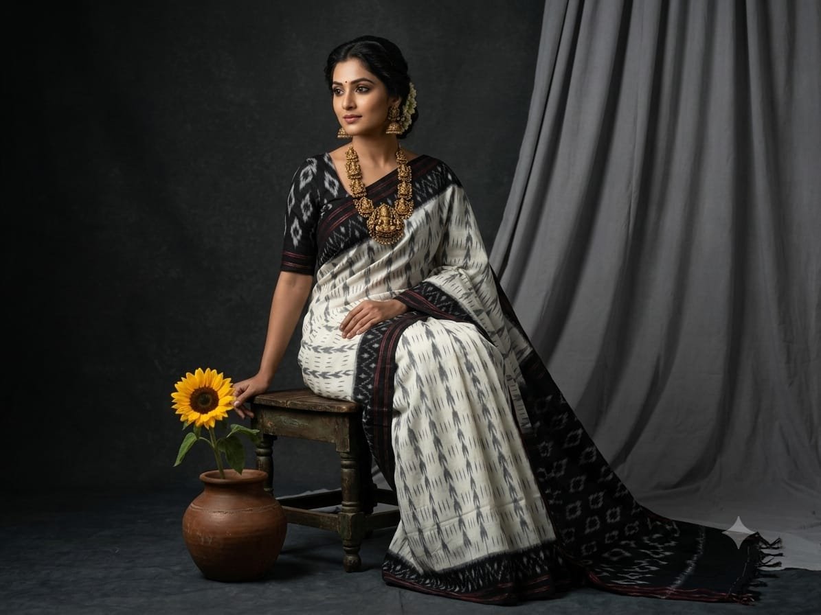 Cotton Saree - PSSIG03-ICTSCZCCD-04