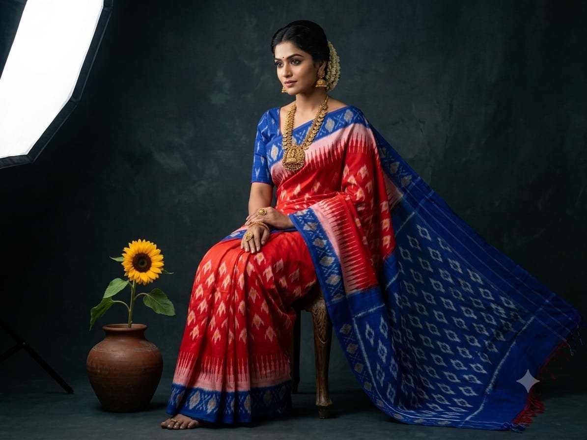 Cotton Saree - PSSIG03-ICTSCZCCD-11