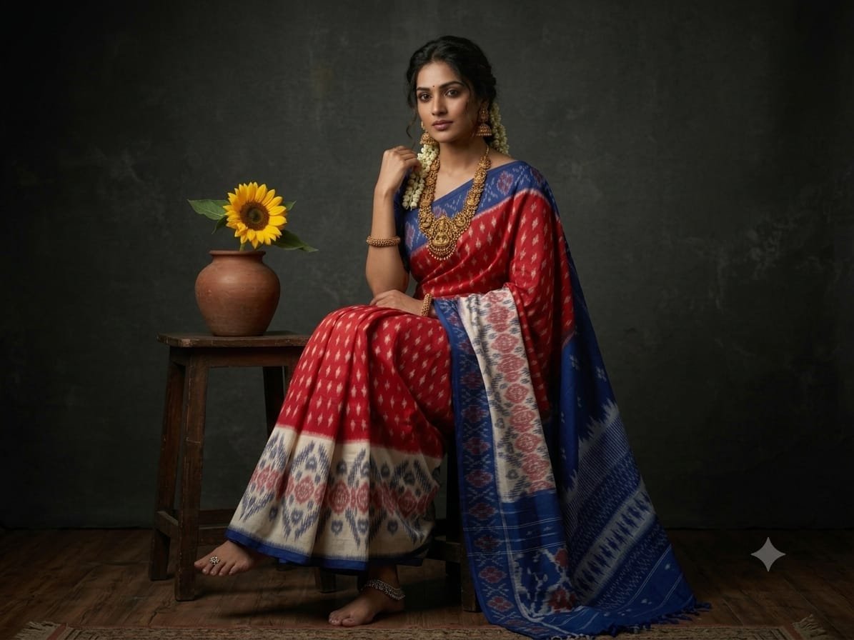 Cotton Saree - PSSIG03-ICTSCZCCD-14