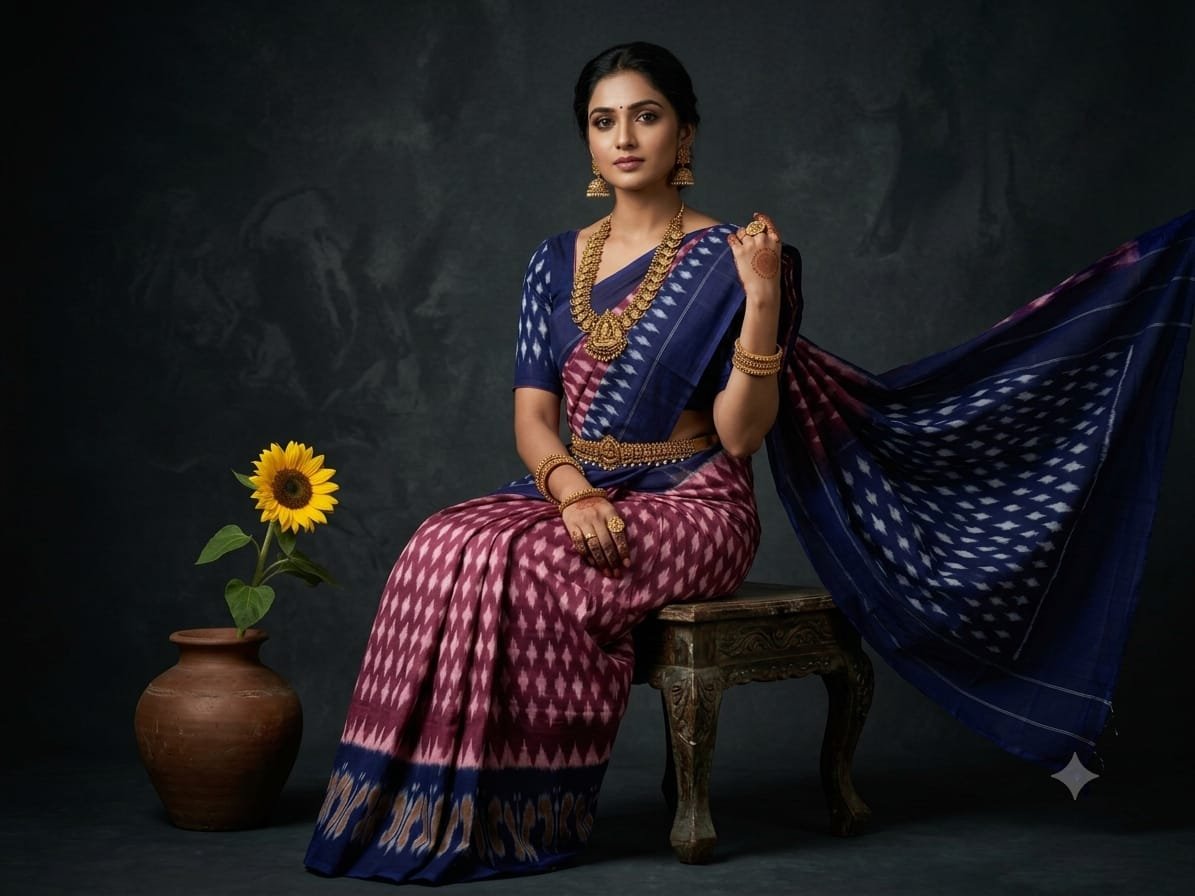 Cotton Saree - PSSIG03-ICTSCZCCD-16