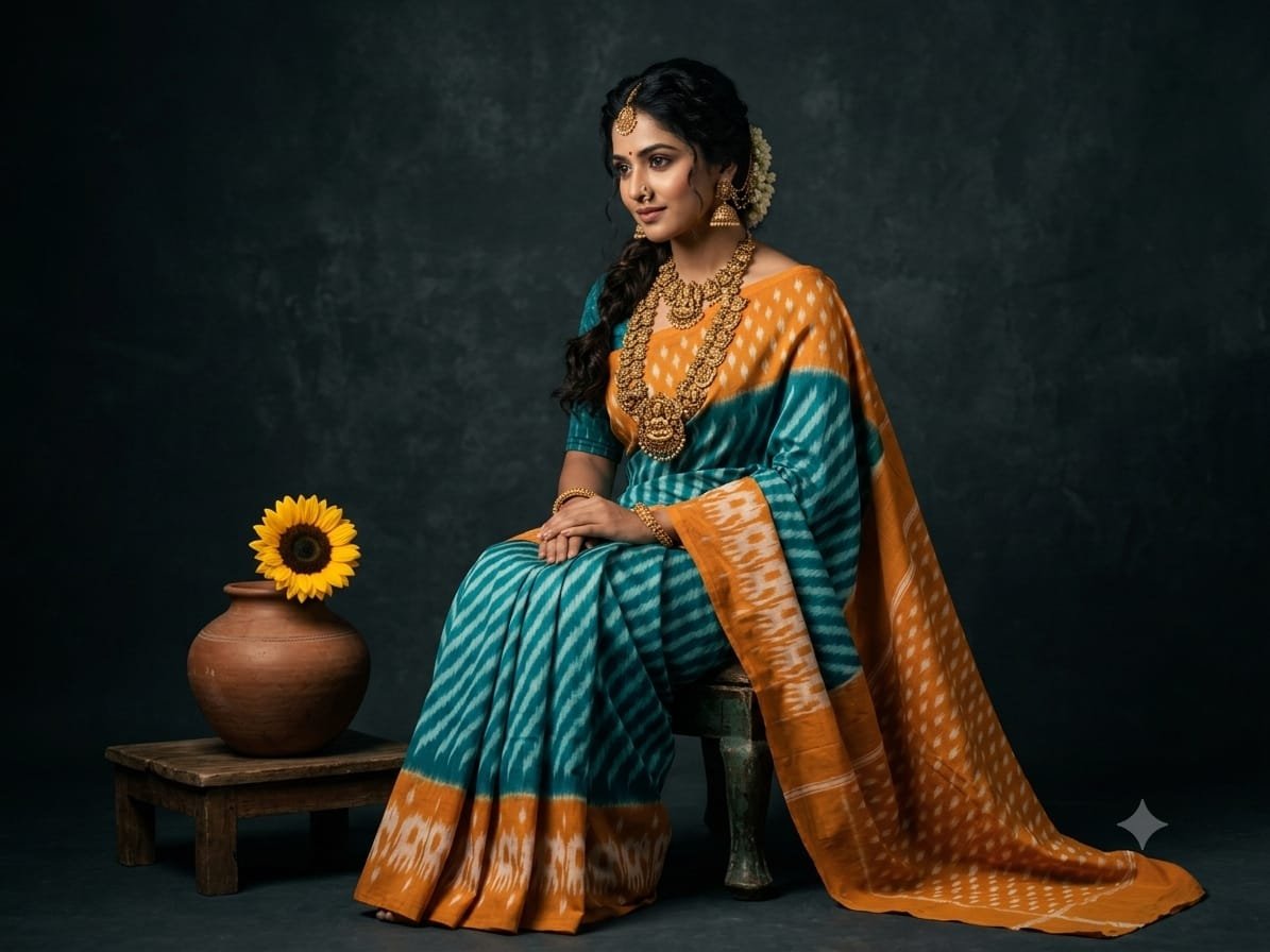 Cotton Saree - PSSIG03-ICTSCZCCD-17