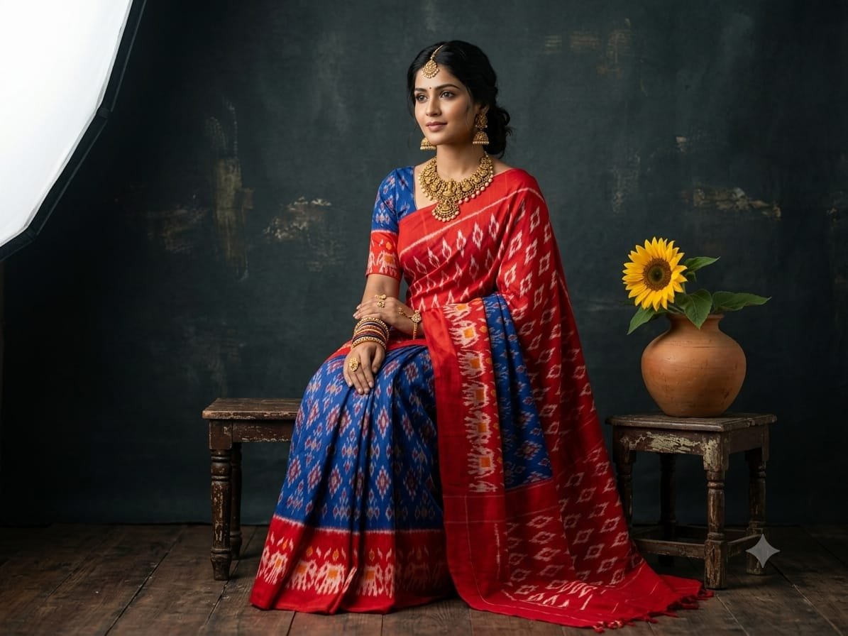 Cotton Saree - PSSIG03-ICTSCZCCD-21