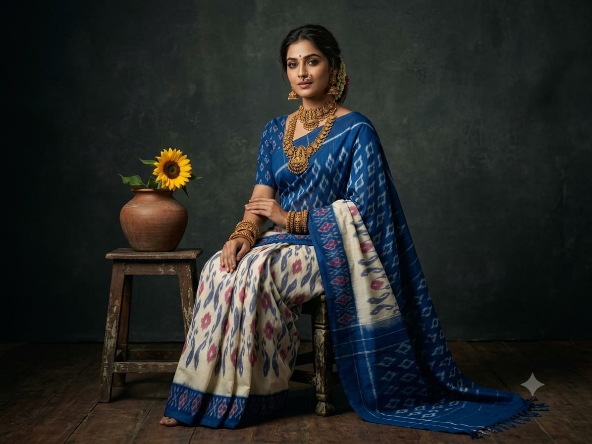 Cotton Saree - PSSIG03-ICTSCZCCD-23