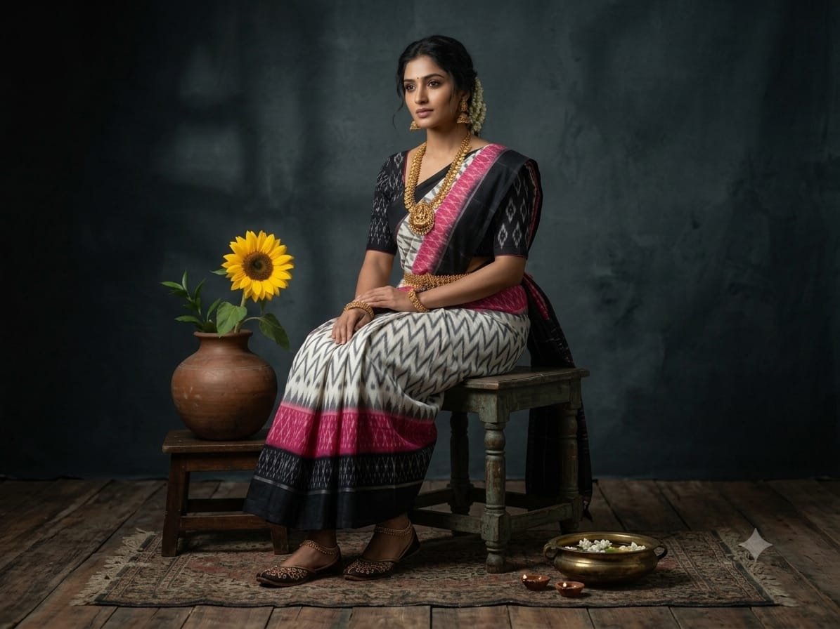 Cotton Saree - PSSIG03-ICTSCZCCD-36