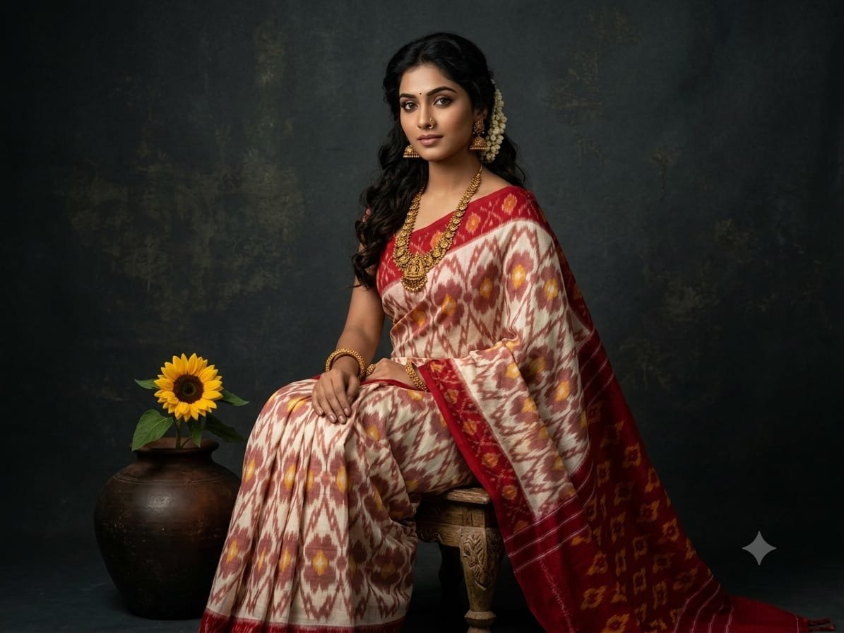 Cotton Saree - PSSIG03-ICTSCZCCD-40