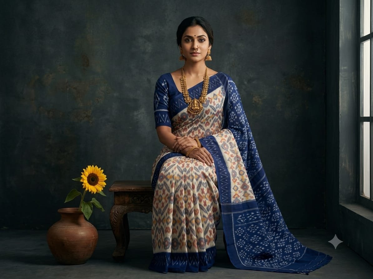 Cotton Saree - PSSIG26-ICTSCZCCD-02