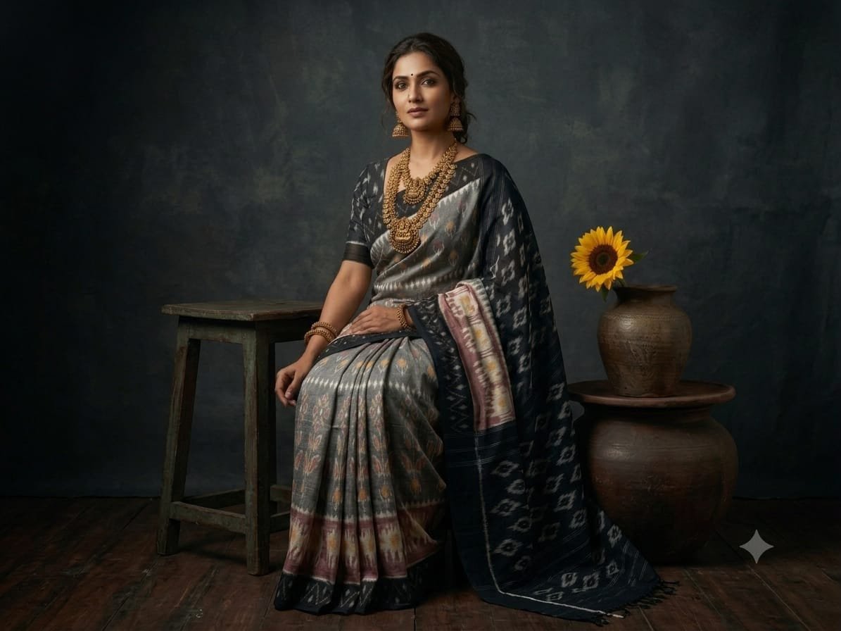 Cotton Saree - PSSIG26-ICTSCZCCD-03