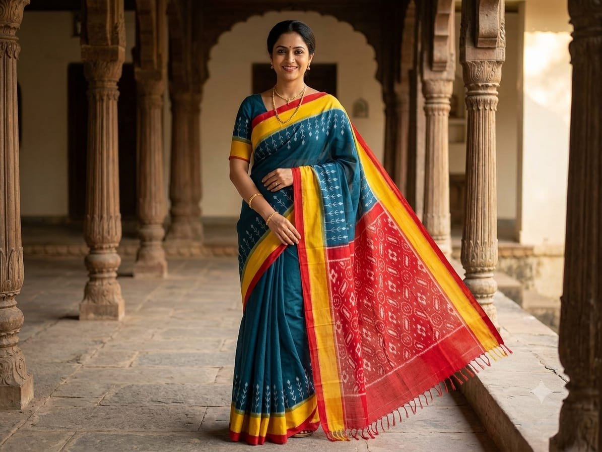 Cotton Saree - PSSIG26-ICTSCZCCD-06