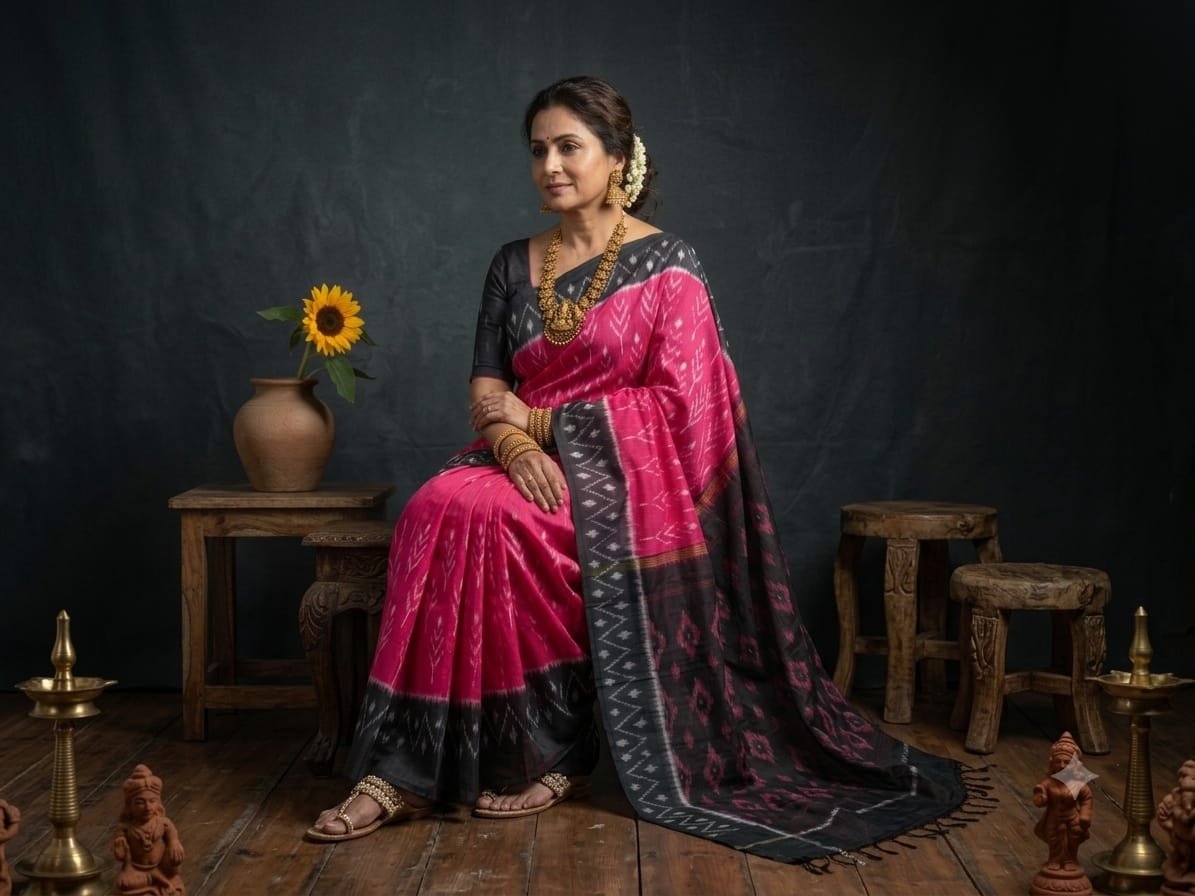 Cotton Saree - PSSIG26-ICTSCZCCD-07