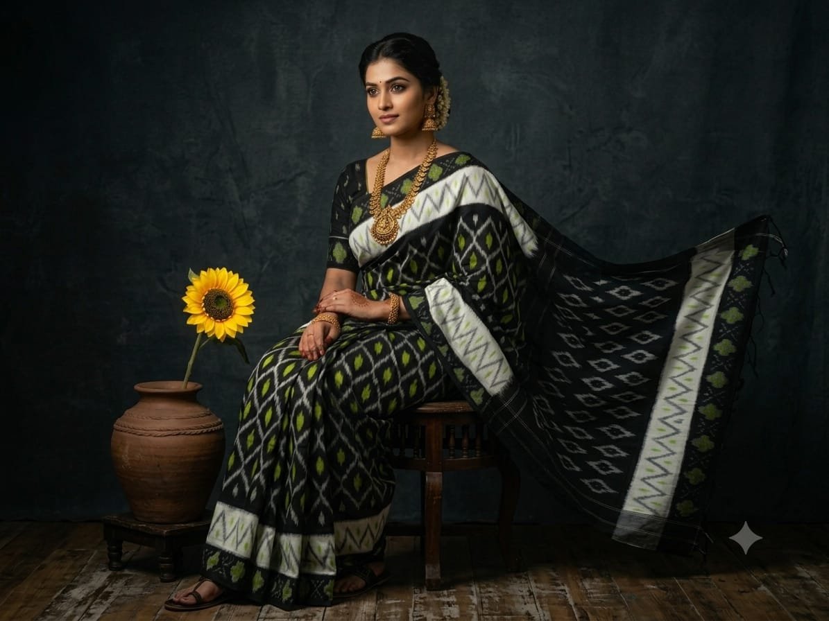 Cotton Saree - PSSIG26-ICTSCZCCD-10