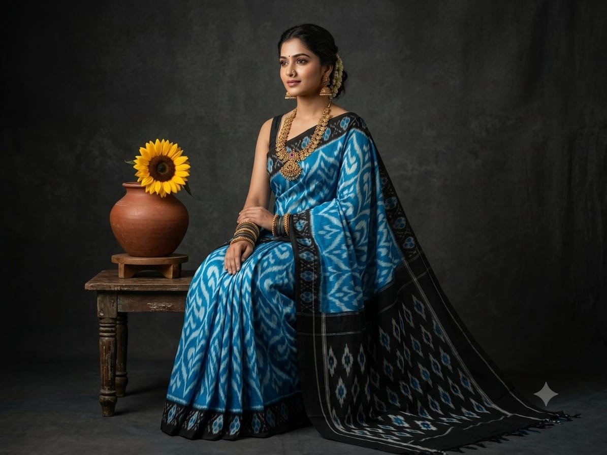 Cotton Saree - PSSIG26-ICTSCZCCD-11