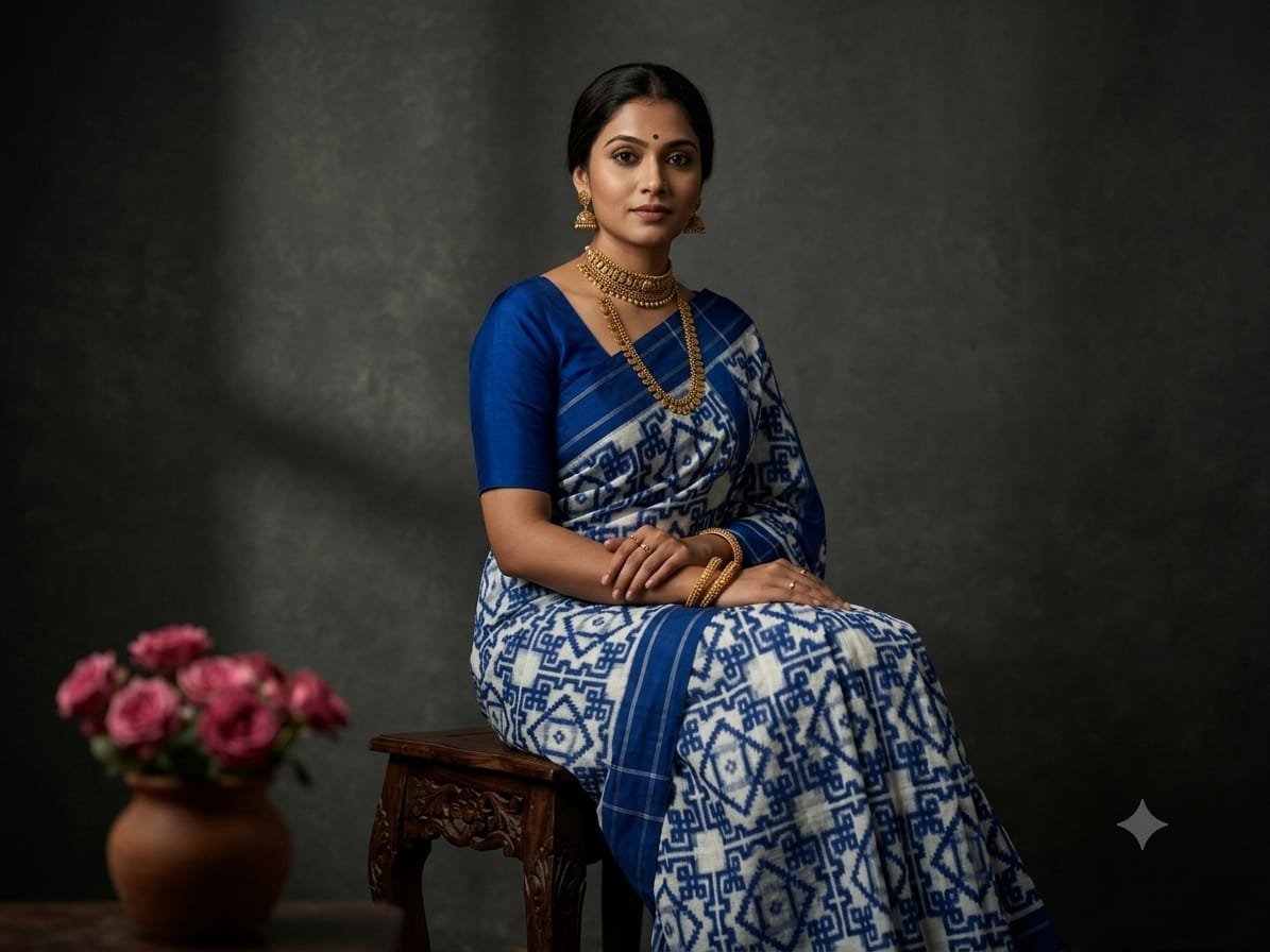 Cotton Saree - PSSIL06-DICSCSBDD-02