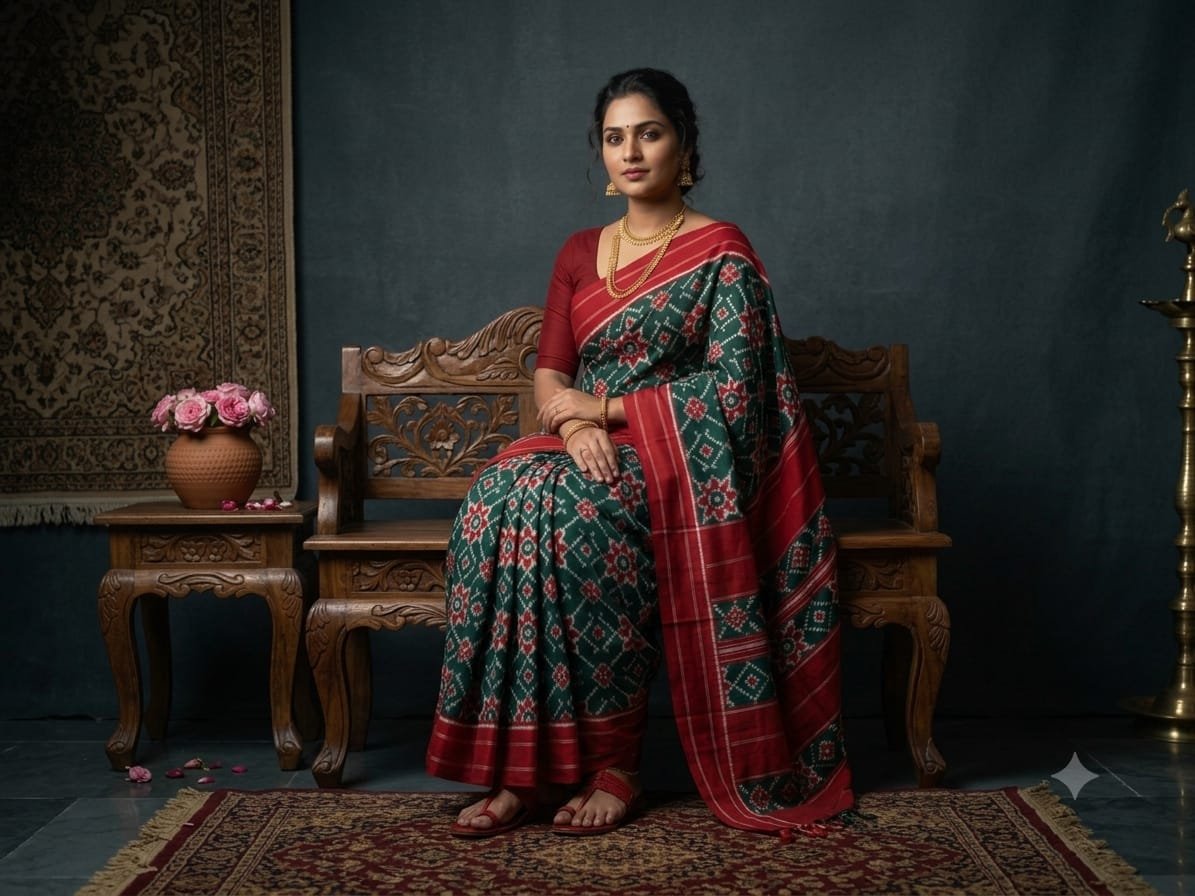Cotton Saree - PSSIL06-DICSCSBDD-07