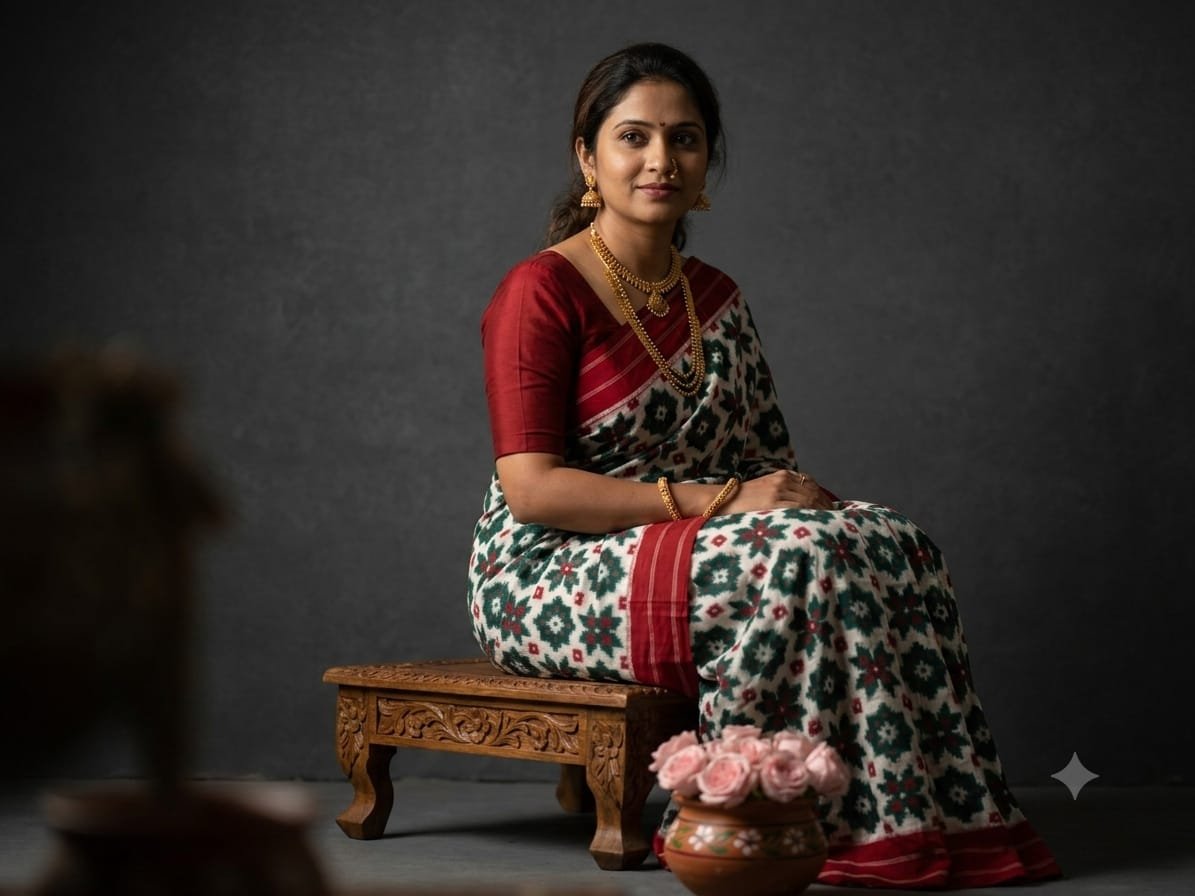 Cotton Saree - PSSIL06-DICSCSBDD-09