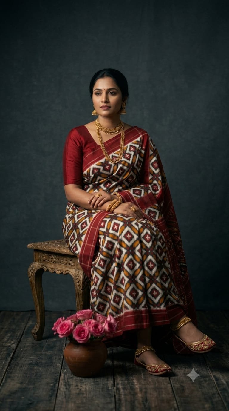 Cotton Saree - PSSIL06-DICSCSBDD-11