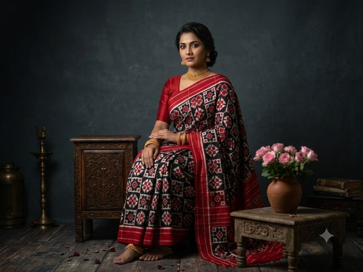 Cotton Saree - PSSIL06-DICSCSBDD-14