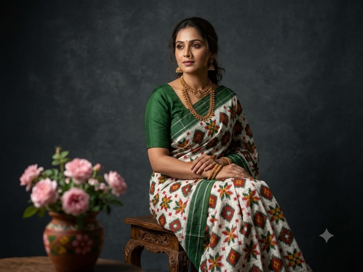 Cotton Saree - PSSIL06-DICSCSBDD-23