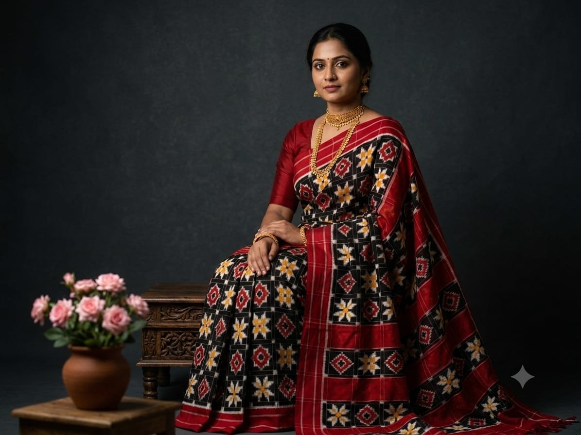 Cotton Saree - PSSIL06-DICSCSBDD-26