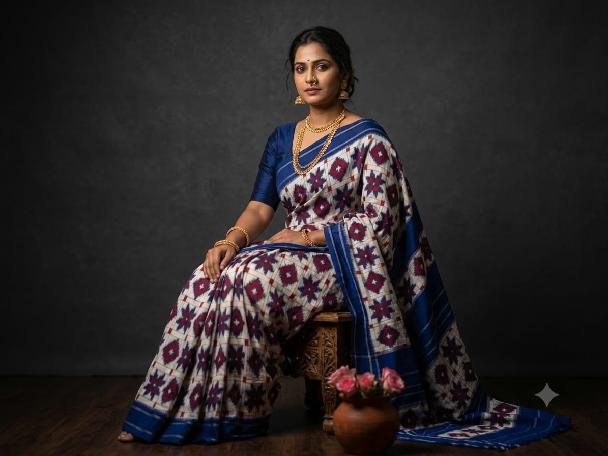Cotton Saree - PSSIL06-DICSCSBDD-27