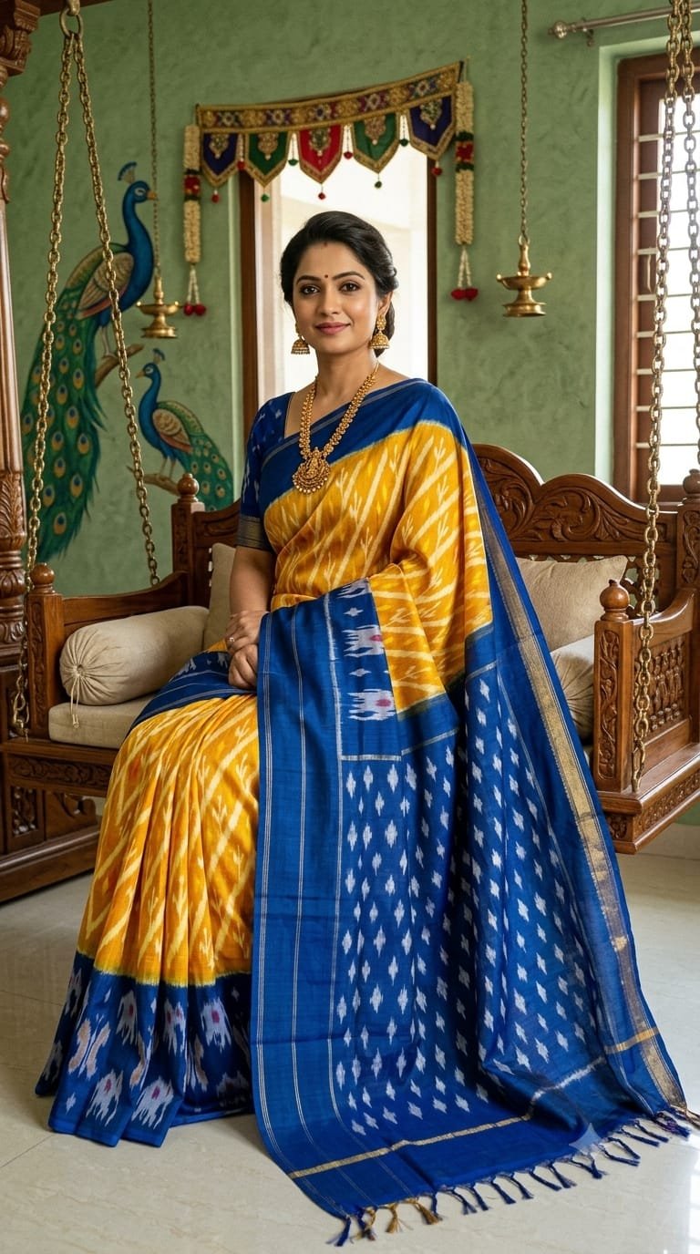 Cotton Saree - PSSIL27-ICTSCZCCD-02