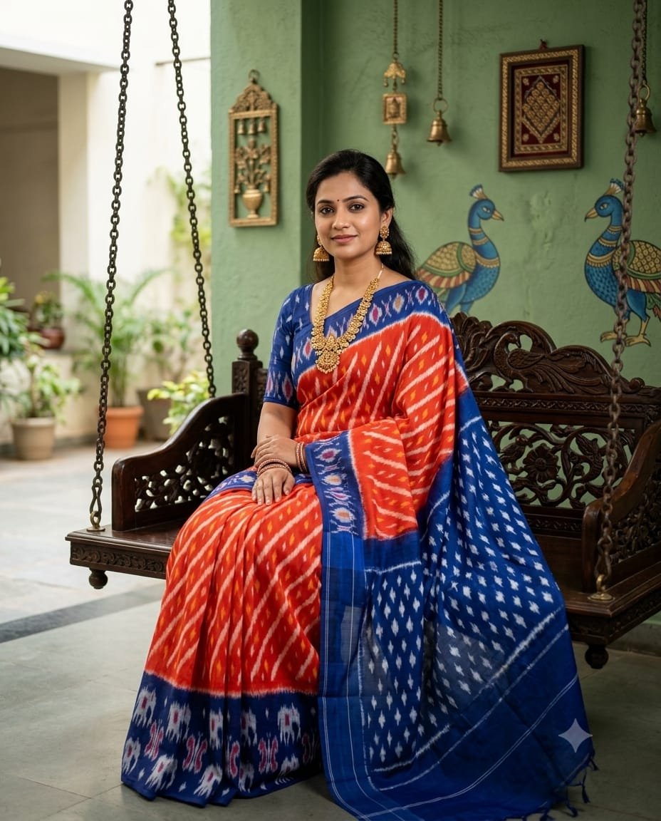 Cotton Saree - PSSIL27-ICTSCZCCD-04