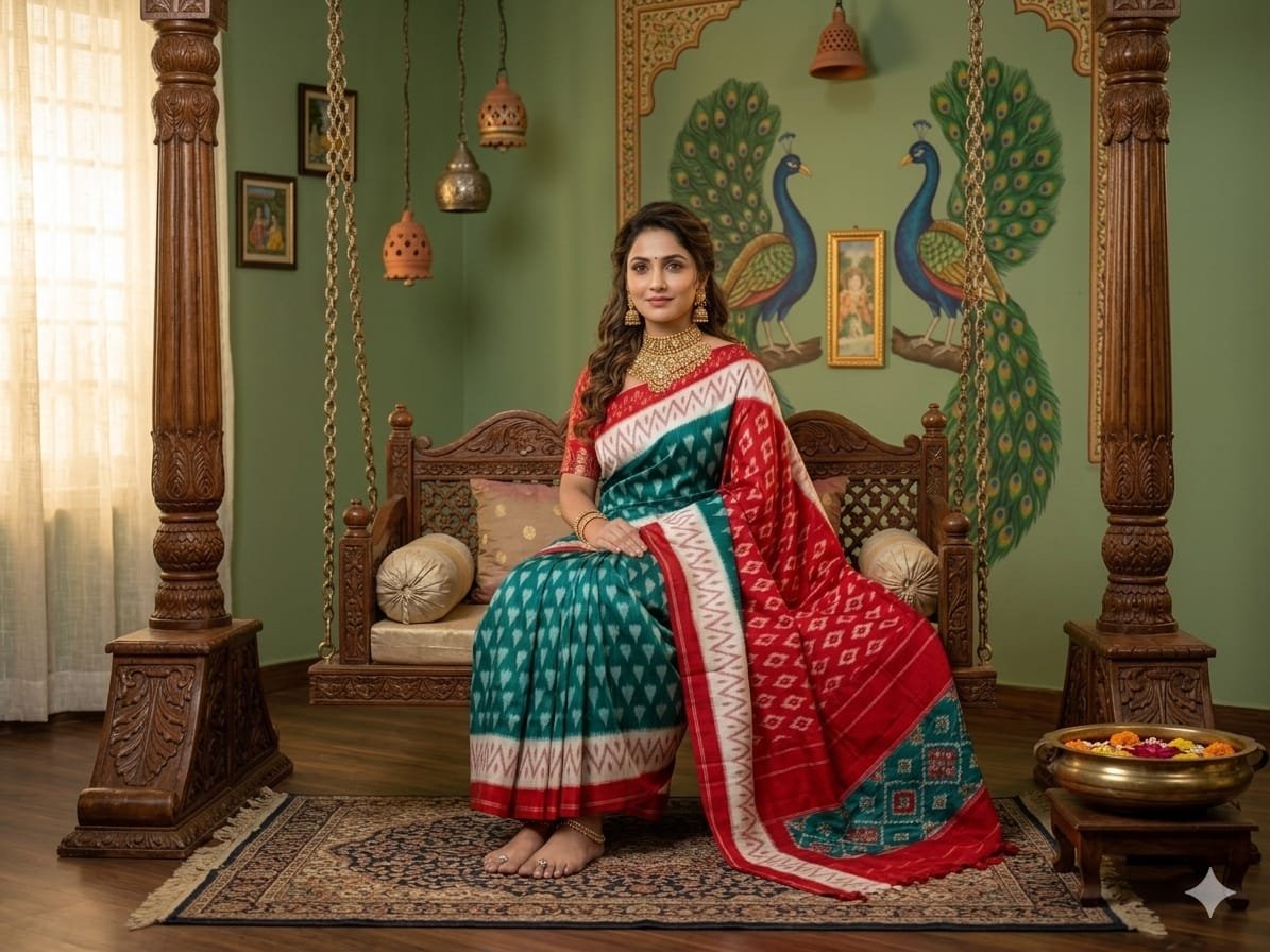 Cotton Saree - PSSIL27-ICTSCZCCD-14