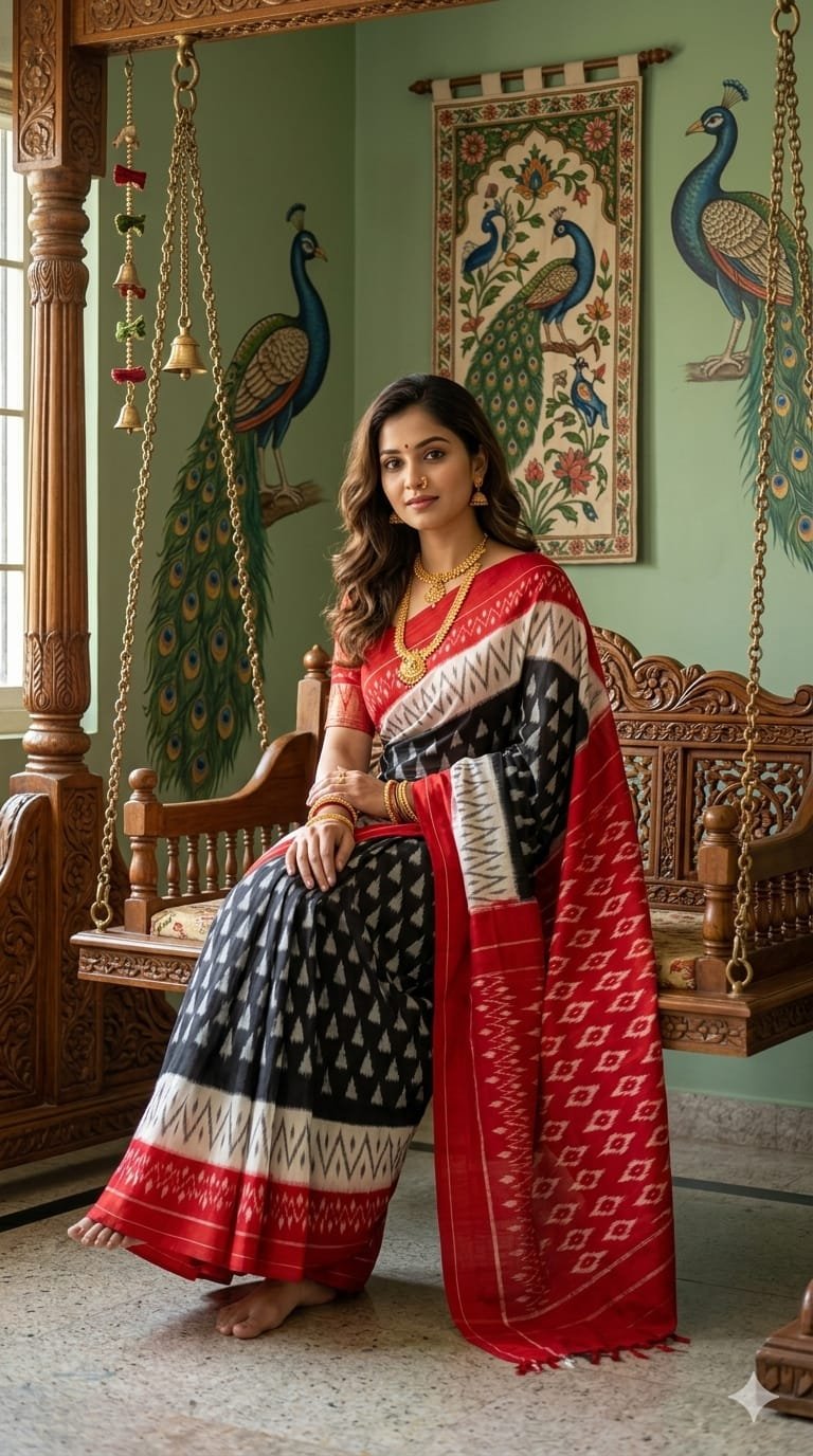 Cotton Saree - PSSIN03-ICTSDZDCD-02