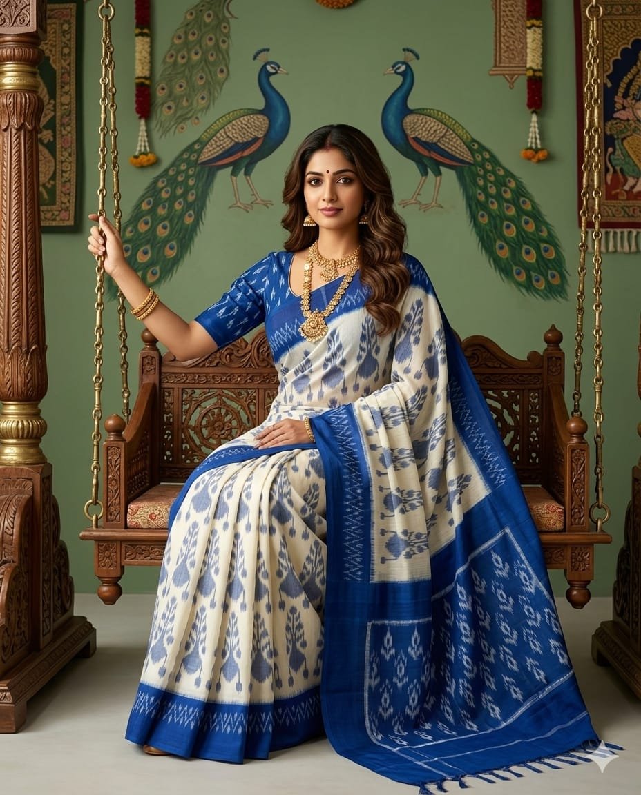 Cotton Saree - PSSIN03-ICTSDZDCD-03