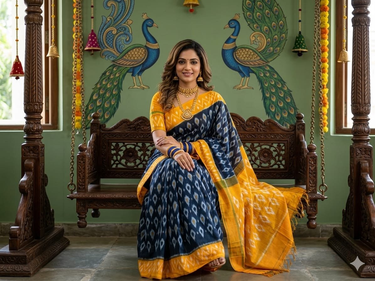 Cotton Saree - PSSIN03-ICTSDZDCD-04