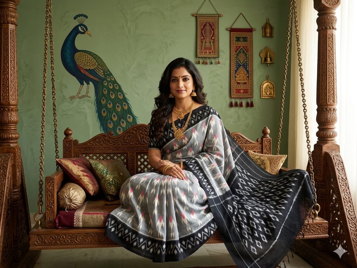 Cotton Saree - PSSIN03-ICTSDZDCD-08
