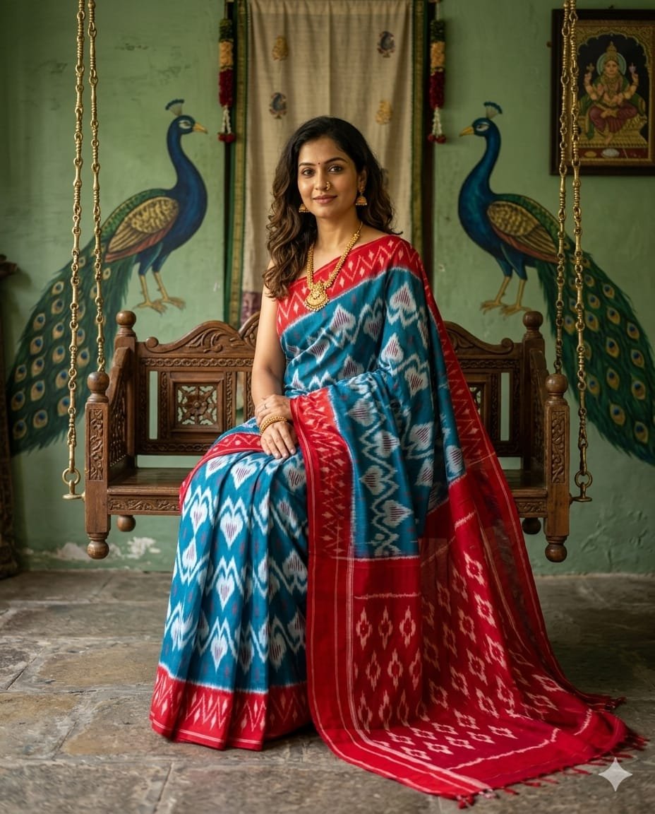 Cotton Saree - PSSIN03-ICTSDZDCD-09