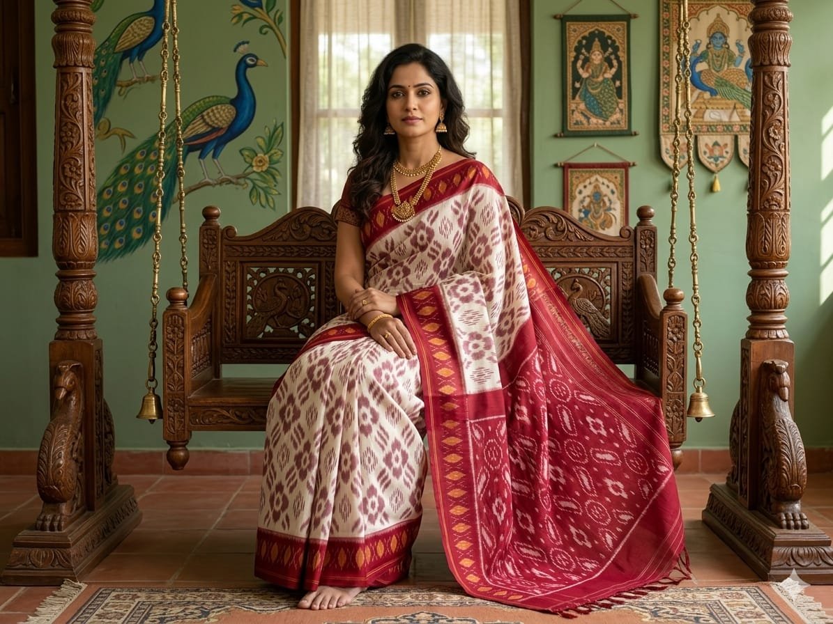 Cotton Saree - PSSIN03-ICTSDZDCD-11