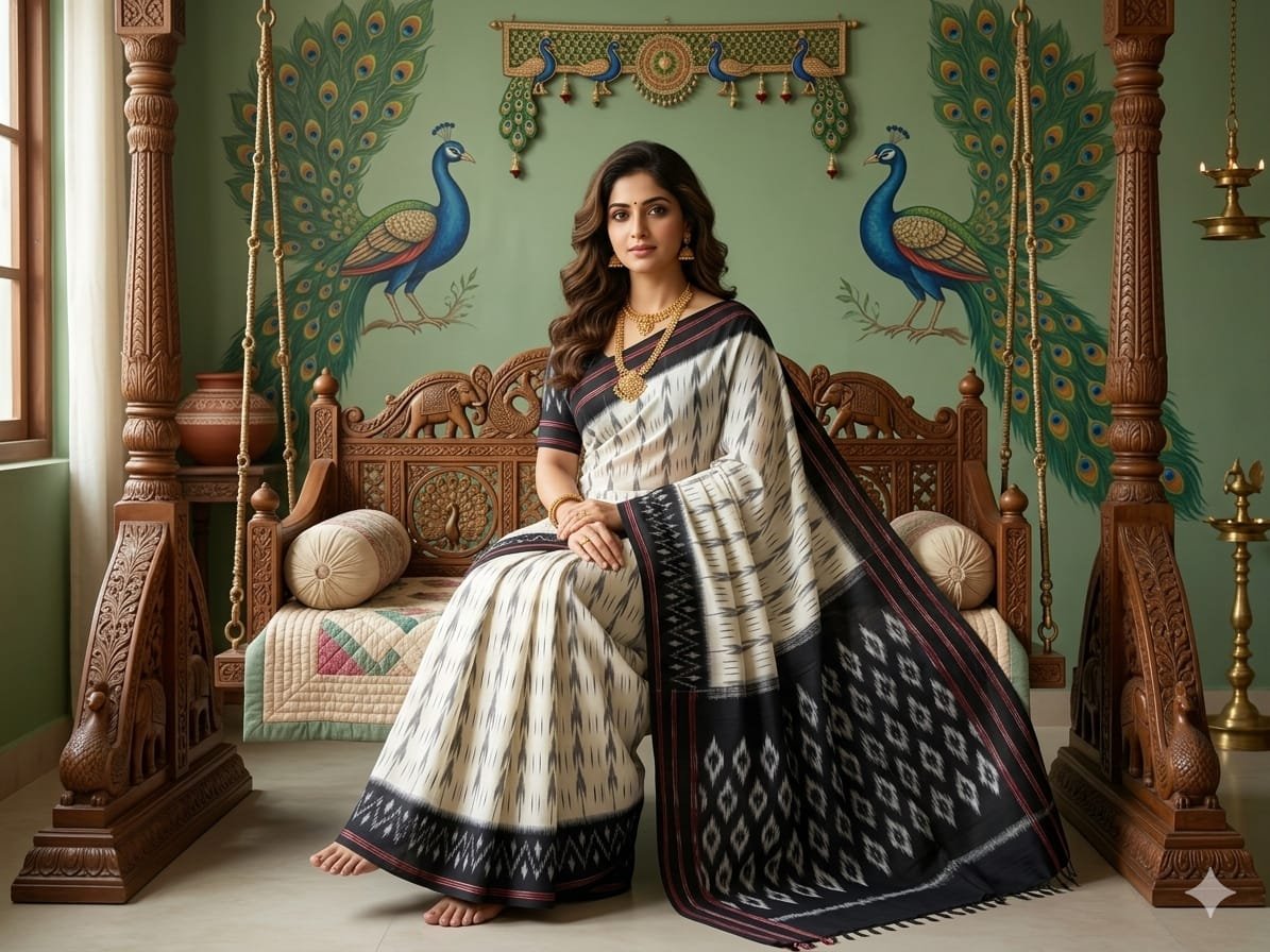Cotton Saree - PSSIN03-ICTSDZDCD-14